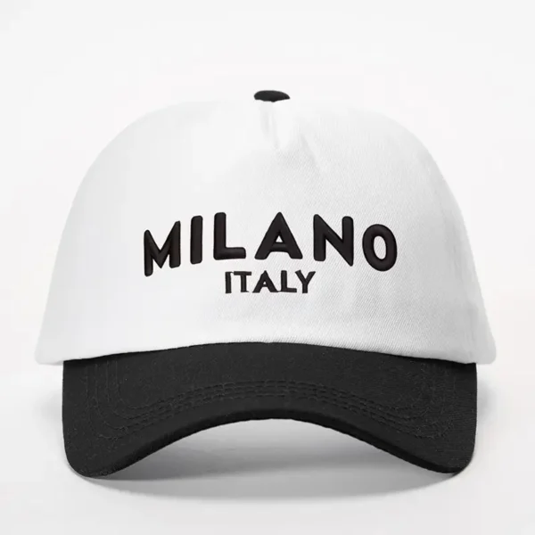 Milano Italy Embroidered Baseball Cap