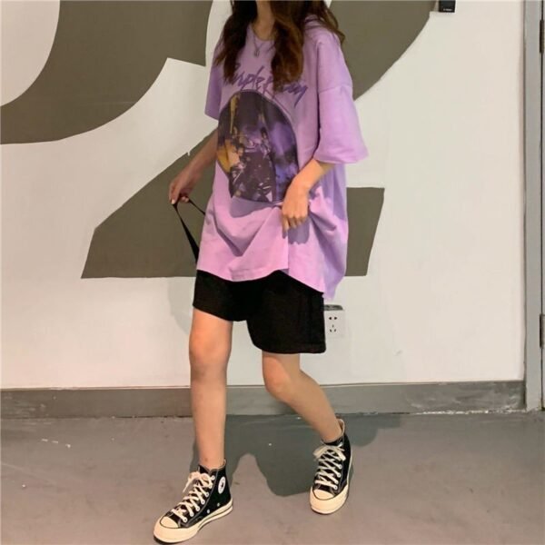 Women's Korean Style Oversized Vintage Top