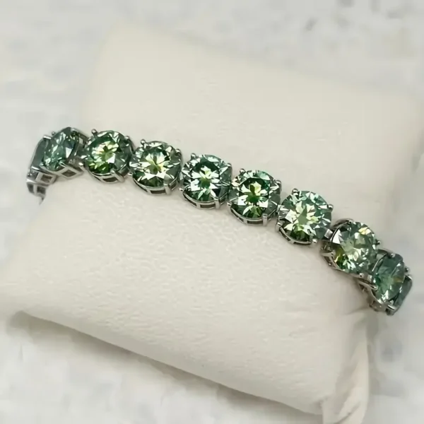 3e4a368ae527492994d82cb6cd6b6c09-goods.webp S925 Silver Moissanite Tennis Bracelet