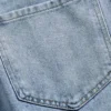 Light Blue Denim Shorts for Men