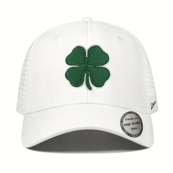 7cf12179-0175-4dfd-8c5b-9411a6549c64.webp Four-Leaf Clover Embroidered Baseball Cap