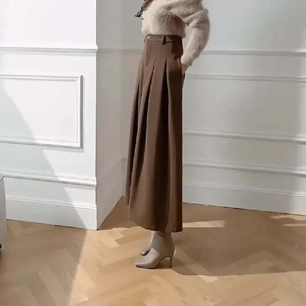 Women's Korean Style Elegant Maxi Skirt