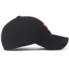 baee0216-cdde-4ec2-a4c1-8e82b29d38b7.webp Men's Black Baseball Cap with Red Star