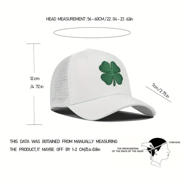 cd6d169e-5ae2-4894-89f0-8c05cdfa6184.webp Four-Leaf Clover Embroidered Baseball Cap
