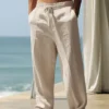 dced87fc-affd-47ce-ac46-be7aa2c2e909.webp 2pcs Men's Lightweight Breathable Summer Pants - White