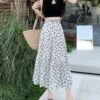 sg-11134201-7rd62-m7djcel8kl4g96.jpg Women's Floral High-Waist A-Line Maxi Skirt