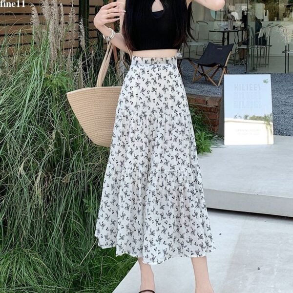 sg-11134201-7rd62-m7djcel8kl4g96.jpg Women's Floral High-Waist A-Line Maxi Skirt
